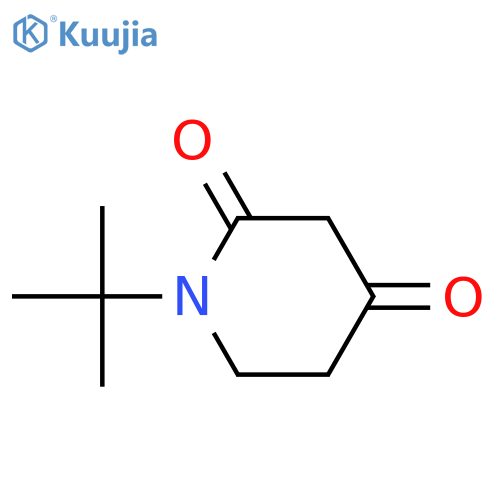 1-tert-butylpiperidine-2,4-dione structure
