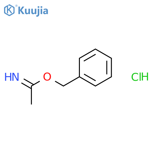 Ethanimidic acid, phenylmethyl ester, hydrochloride structure