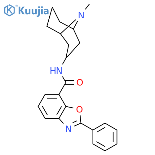 7-Benzoxazolecarboxamide,N-(9-methyl-9-azabicyclo[3.3.1]non-3-yl)-2-phenyl- structure
