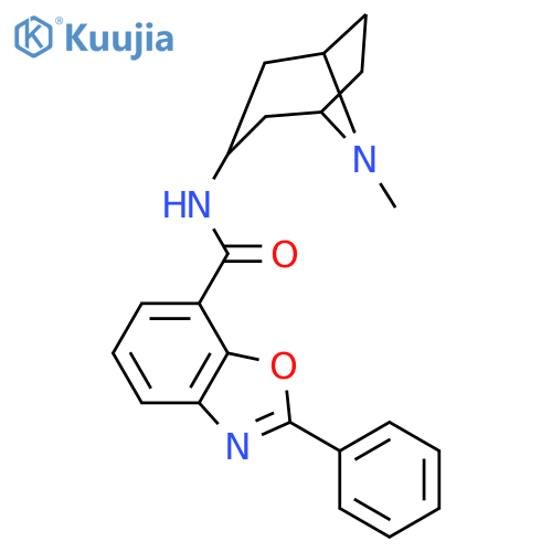 7-Benzoxazolecarboxamide,N-(8-methyl-8-azabicyclo[3.2.1]oct-3-yl)-2-phenyl- structure