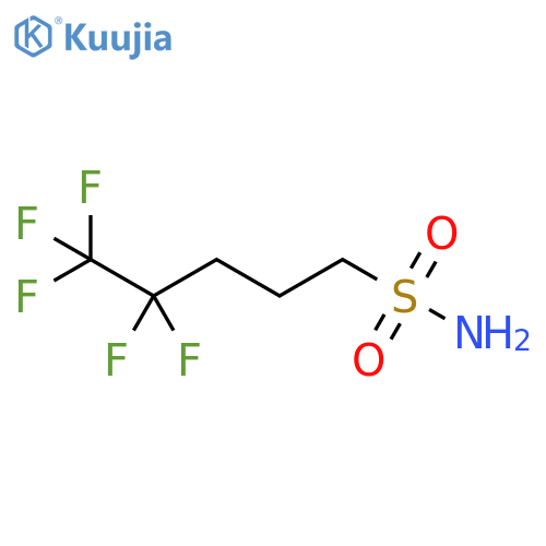 4,4,5,5,5-pentafluoropentane-1-sulfonamide structure