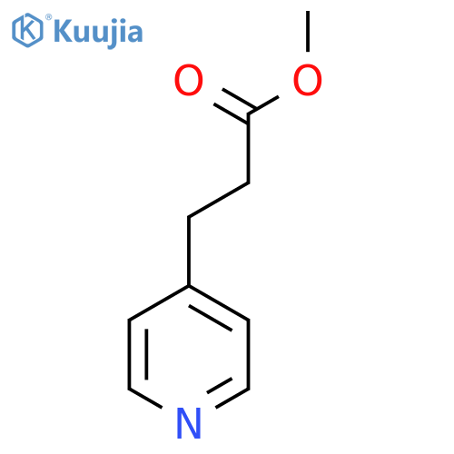 methyl 3-(pyridin-4-yl)propanoate structure
