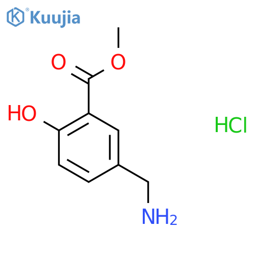 5-Aminomethyl-salicylic Acid Methyl Ester Hydrochloride structure