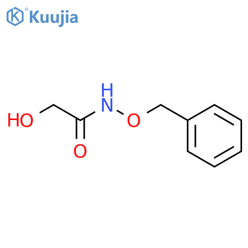 ACETAMIDE, 2-HYDROXY-N-(PHENYLMETHOXY)- structure