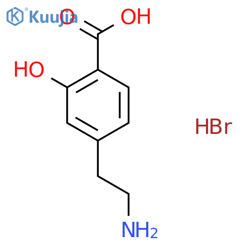 4-(Aminoethyl)salicylic acid hbr structure
