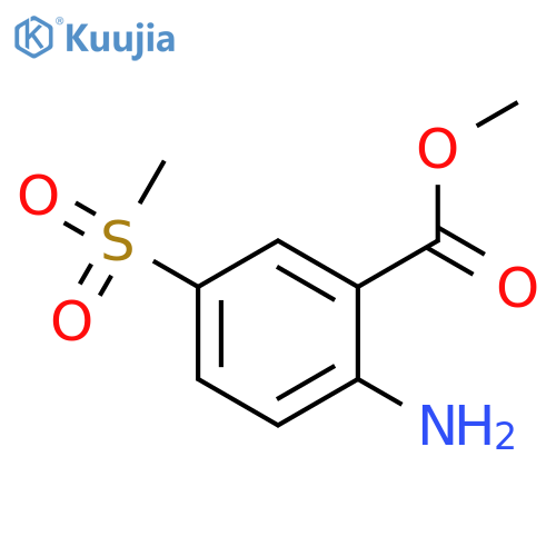 Methyl 2-amino-5-(methylsulfonyl)benzoate structure
