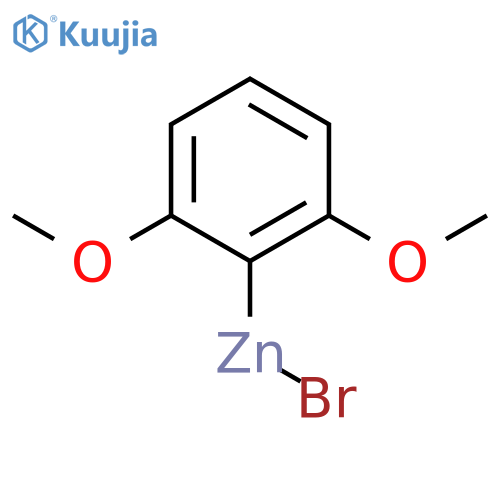 Zinc, bromo(2,6-dimethoxyphenyl)- structure