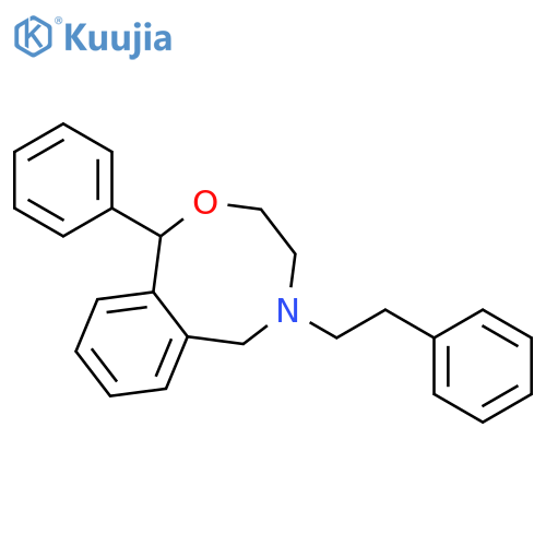 1H-2,5-BENZOXAZOCINE, 3,4,5,6-TETRAHYDRO-1-PHENYL-5-(2-PHENYLETHYL)- structure