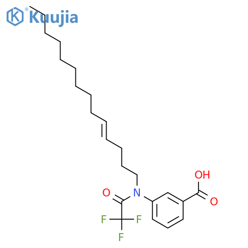 BENZOIC ACID, 3-[4-TETRADECENYL(TRIFLUOROACETYL)AMINO]- structure