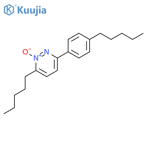 PYRIDAZINE, 3-PENTYL-6-(4-PENTYLPHENYL)-, 2-OXIDE structure