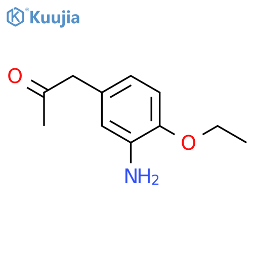 1-(3-amino-4-ethoxyphenyl)propan-2-one structure