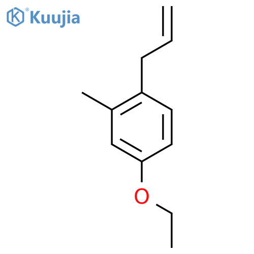 Benzene, 4-ethoxy-2-methyl-1-(2-propenyl)- structure