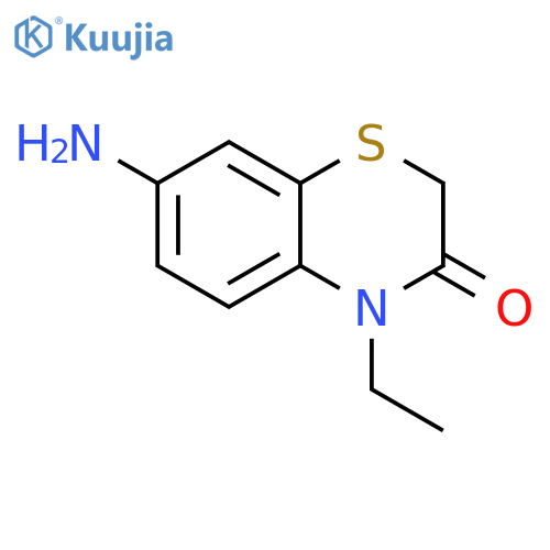 2H-1,4-BENZOTHIAZIN-3(4H)-ONE, 7-AMINO-4-ETHYL- structure