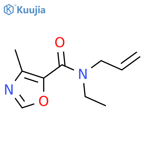 5-OXAZOLECARBOXAMIDE, N-ETHYL-4-METHYL-N-2-PROPENYL- structure