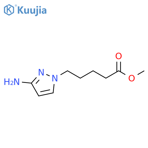 methyl 5-(3-amino-1H-pyrazol-1-yl)pentanoate structure