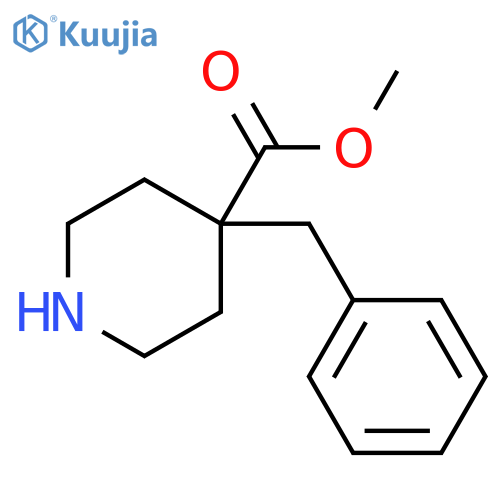 methyl 4-benzylpiperidine-4-carboxylate structure
