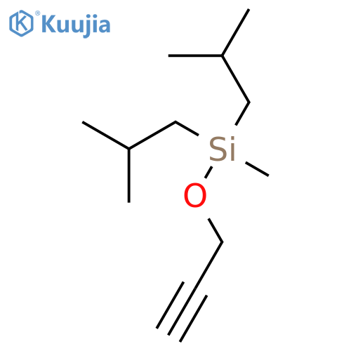 Silane, methylbis(2-methylpropyl)(2-propynyloxy)- structure