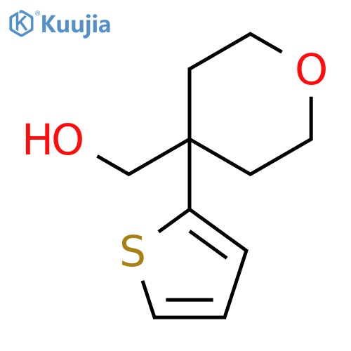 4-(2-thienyl)tetrahydro-2H-pyran-4-ylmethanol structure