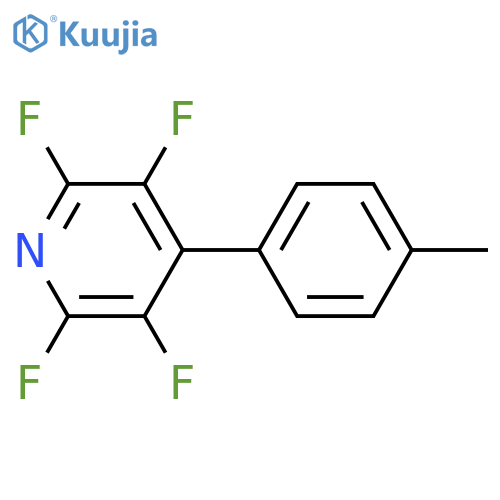 Pyridine, 2,3,5,6-tetrafluoro-4-(4-methylphenyl)- structure