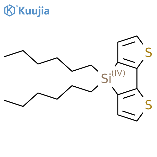4,4-Dihexyl-4h-silolo[3,2-b:4,5-b']dithiophene structure
