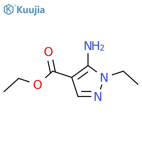 1H-Pyrazole-4-carboxylicacid, 5-amino-1-ethyl-, ethyl ester structure