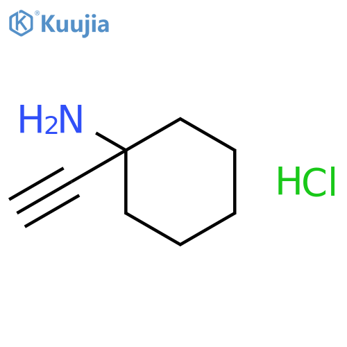 Cyclohexanamine, 1-ethynyl-, hydrochloride structure