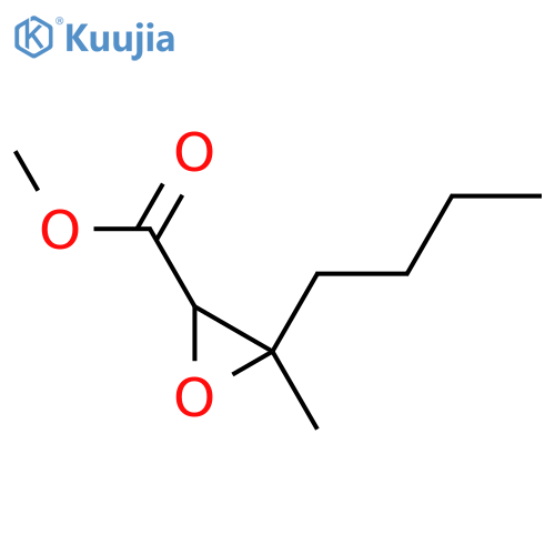 Methyl 3-butyl-3-methyloxirane-2-carboxylate structure