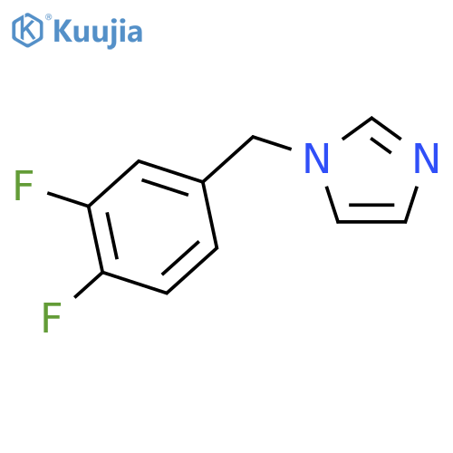 1-[(3,4-difluorophenyl)methyl]-1H-Imidazole structure
