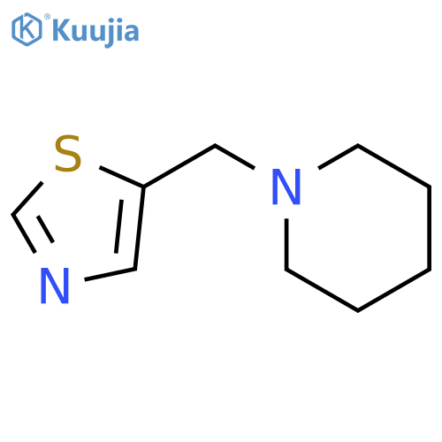 5-(Piperidin-1-ylmethyl)thiazole structure