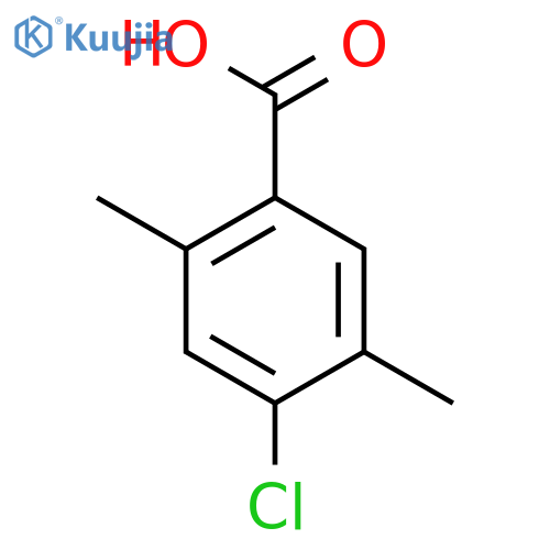 4-chloro-2,5-dimethylbenzoic acid structure
