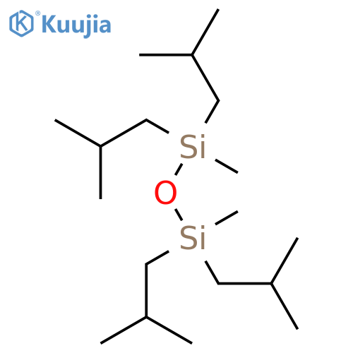 DISILOXANE, 1,3-DIMETHYL-1,1,3,3-TETRAKIS(2-METHYLPROPYL)- structure