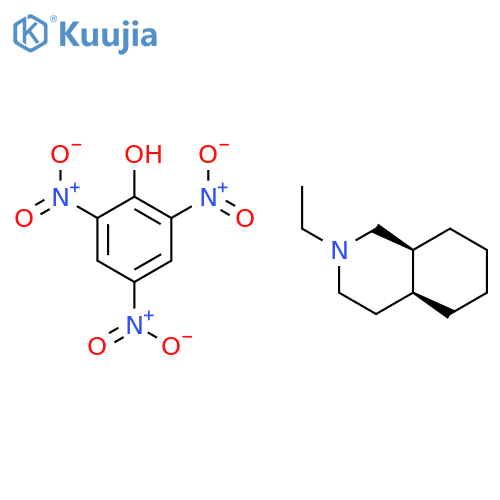 Isoquinoline, 2-ethyldecahydro-, cis-, compd. with 2,4,6-trinitrophenol(1:1) structure