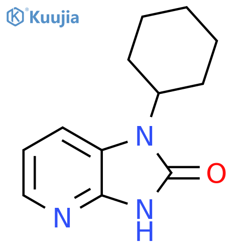 1-cyclohexyl-1H,2H,3H-imidazo[4,5-b]pyridin-2-one structure