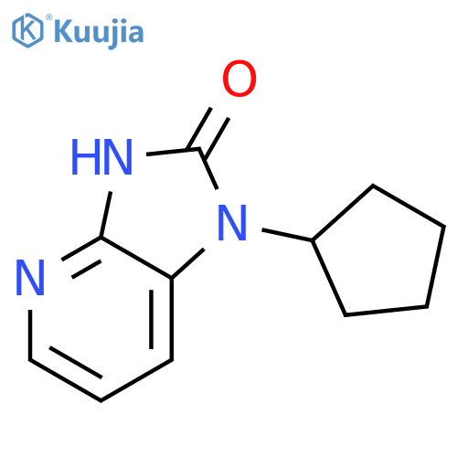 1-cyclopentyl-1,3-dihydro-2H-Imidazo[4,5-b]pyridin-2-one structure