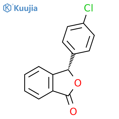 (3S)-3-(4-chlorophenyl)-3H-2-benzofuran-1-one structure
