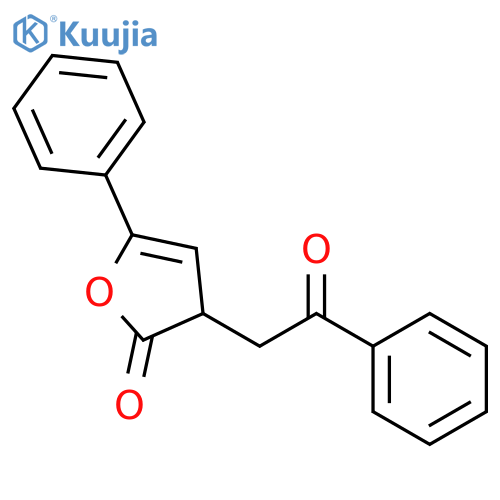 2(3H)-FURANONE, 3-(2-OXO-2-PHENYLETHYL)-5-PHENYL- structure