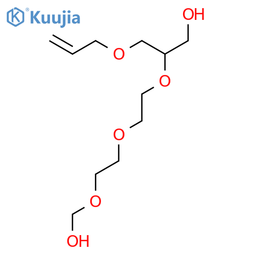 2,5,8,11-TETRAOXATETRADEC-13-EN-1-OL, 9-(HYDROXYMETHYL)- structure