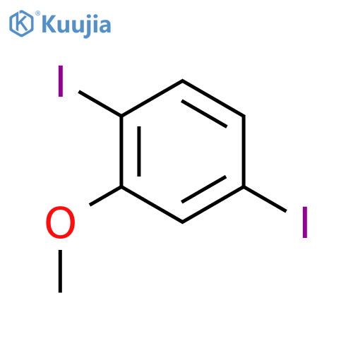 1-METHOXY-2,5-DIIODOBENZENE structure