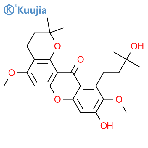 1-Isomangostin; 2',3'-Dihydro, 3'-hydroxy, 6-Me ether structure