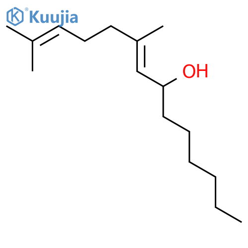8,12-TETRADECADIEN-7-OL, 9,13-DIMETHYL-, (E)- structure