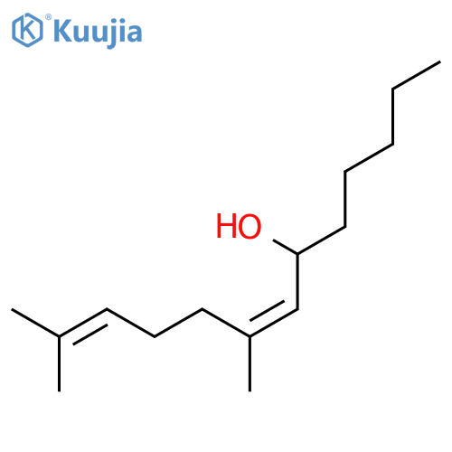 7,11-Tridecadien-6-ol, 8,12-dimethyl-, (Z)- structure