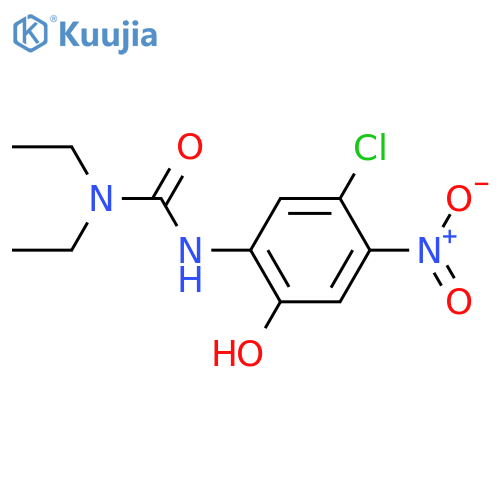 UREA, N'-(5-CHLORO-2-HYDROXY-4-NITROPHENYL)-N,N-DIETHYL- structure