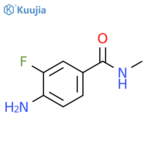 4-Amino-3-fluoro-N-methylbenzamide structure
