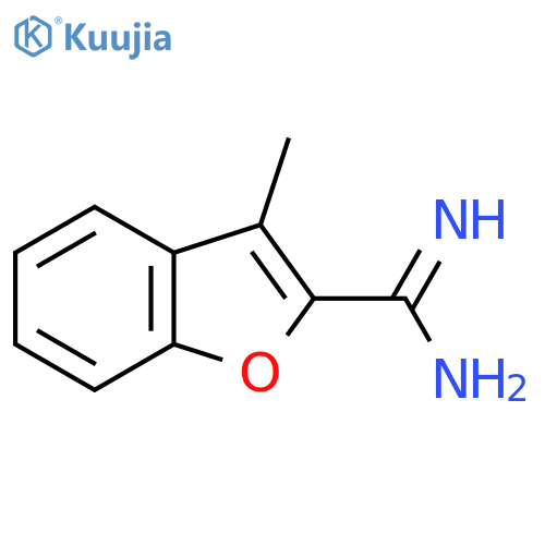 3-methyl-1-benzofuran-2-carboximidamide structure