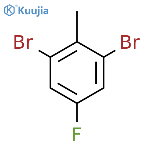 2,6-Dibromo-4-fluorotoluene structure