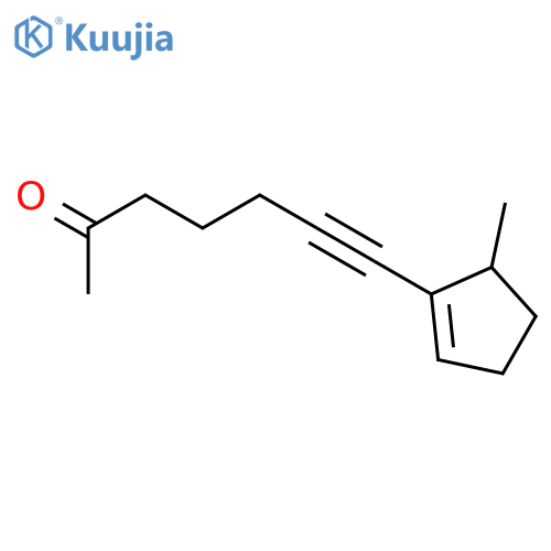 6-Heptyn-2-one, 7-(5-methyl-1-cyclopenten-1-yl)- structure