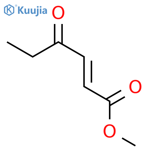 2-HEXENOIC ACID, 4-OXO-, METHYL ESTER, (E)- structure