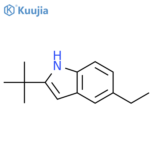 2-tert-Butyl-5-ethyl-1h-indole structure