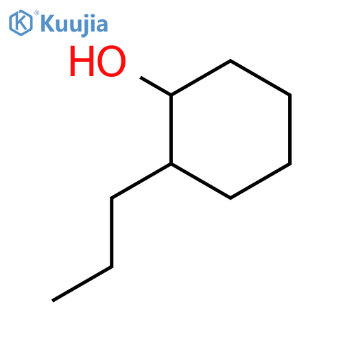 2-propylcyclohexan-1-ol structure
