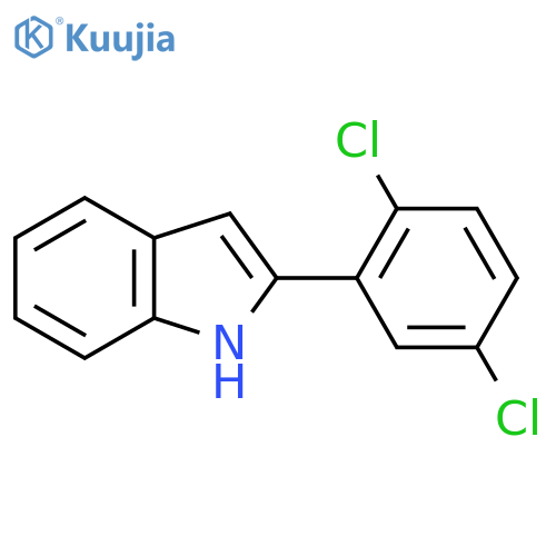 2-(2,5-dichlorophenyl)-1H-indole structure